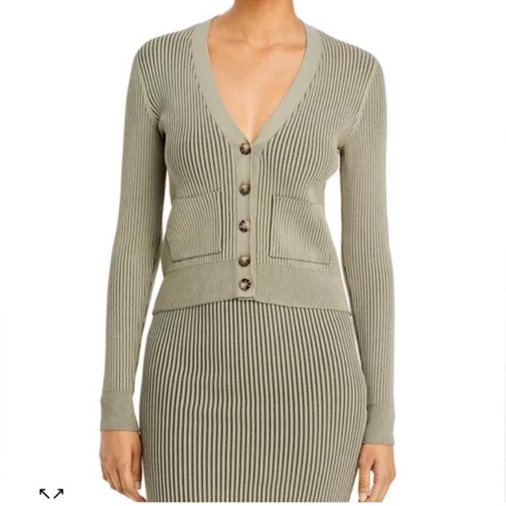 Anine bing cardigan green size small